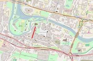 Location of the Street in Bydgoszcz
