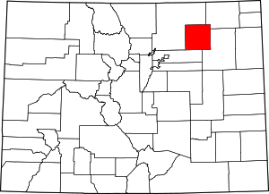 State map highlighting Morgan&#32;County