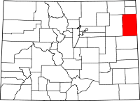 State map highlighting Yuma&#32;County