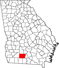 State map highlighting Colquitt&#32;County