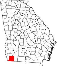 Map of Georgia highlighting Decatur County