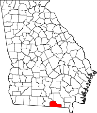 State map highlighting Echols&#32;County