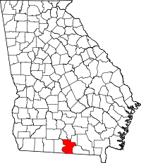 State map highlighting Lowndes&#32;County