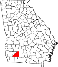 State map highlighting Mitchell&#32;County