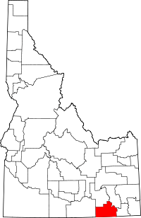 State map highlighting Oneida&#32;County