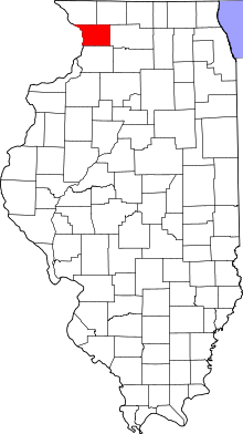 State map highlighting Carroll&#32;County