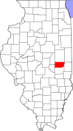 State map highlighting Douglas&#32;County