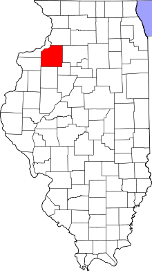 State map highlighting Henry&#32;County