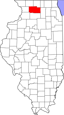 State map highlighting Ogle&#32;County