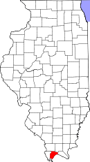 State map highlighting Pulaski&#32;County