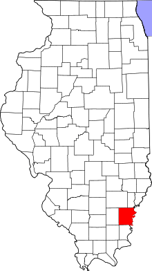 State map highlighting White&#32;County