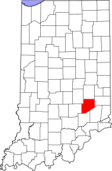 State map highlighting Decatur&#32;County
