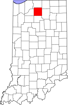 State map highlighting Marshall&#32;County