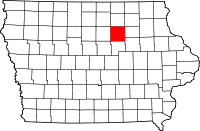 State map highlighting Butler&#32;County