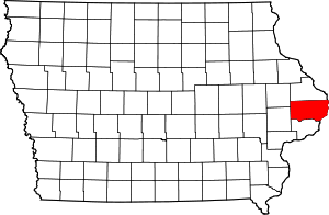 State map highlighting Clinton&#32;County