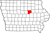 State map highlighting Grundy&#32;County