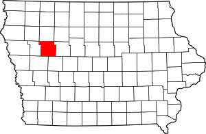 State map highlighting Sac&#32;County