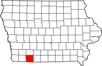 State map highlighting Taylor&#32;County