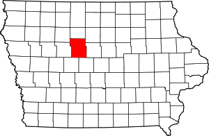 State map highlighting Webster&#32;County