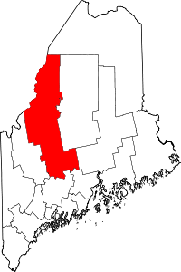 State map highlighting Somerset&#32;County