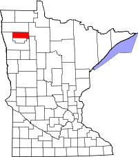 State map highlighting Pennington&#32;County