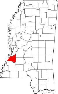 State map highlighting Claiborne&#32;County