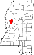State map highlighting Humphreys&#32;County