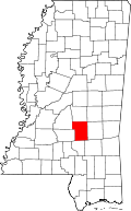 State map highlighting Smith&#32;County