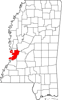State map highlighting Warren&#32;County