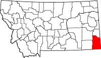 State map highlighting Carter&#32;County