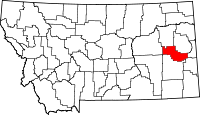 State map highlighting Prairie&#32;County