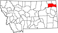 State map highlighting Roosevelt&#32;County