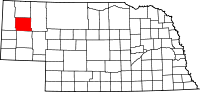 State map highlighting Box Butte&#32;County