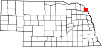 State map highlighting Dakota&#32;County