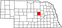 State map highlighting Greeley&#32;County