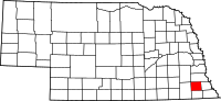 State map highlighting Johnson&#32;County