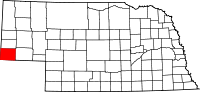 State map highlighting Kimball&#32;County