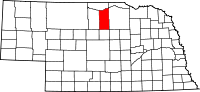 State map highlighting Rock&#32;County