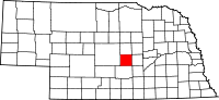 State map highlighting Sherman&#32;County