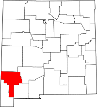 State map highlighting Grant&#32;County