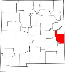 State map highlighting Roosevelt&#32;County