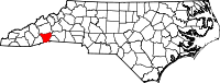 State map highlighting Henderson&#32;County