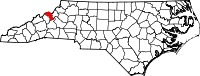 State map highlighting Mitchell&#32;County