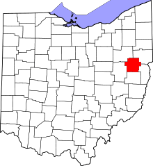 State map highlighting Carroll&#32;County