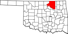 State map highlighting Osage&#32;County