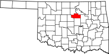 State map highlighting Payne&#32;County