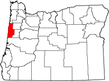 State map highlighting Lincoln&#32;County