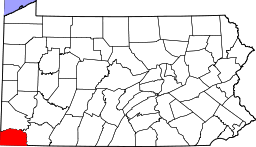 State map highlighting Greene&#32;County