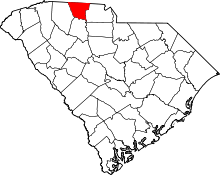 State map highlighting Cherokee&#32;County