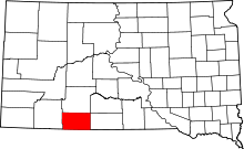 State map highlighting Bennett&#32;County